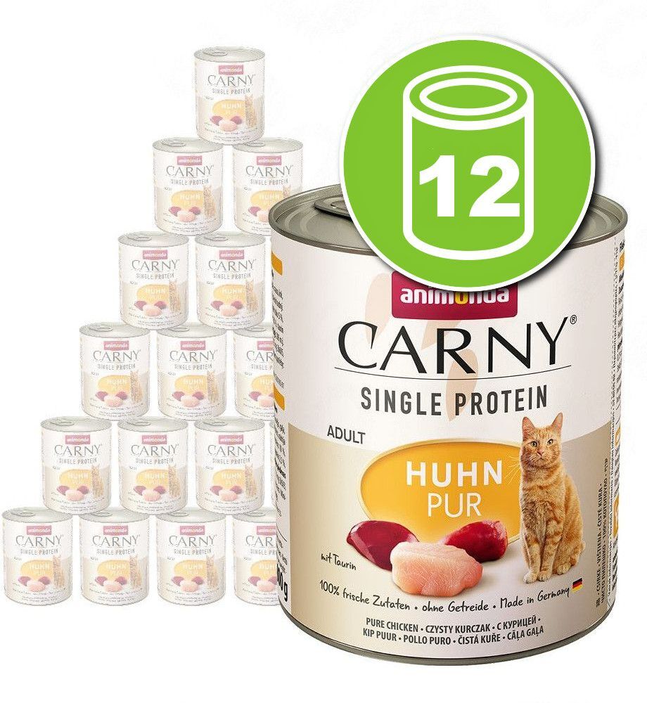 Animonda Carny Single Protein Adult 12 x 800 g pour chat - pur bœuf