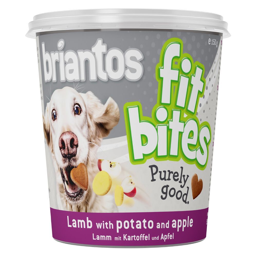 Briantos FitBites agneau, pommes de terre, pommes pour chien - 150 g...
