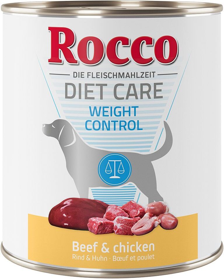 Rocco Diet Care Weight Control bœuf, poulet pour chien 6 x 800 g