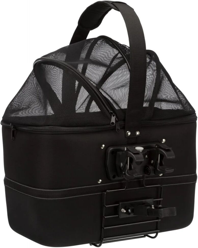 TRIXIE Panier avant de vélo pour animaux de compagnie 41x47x29 cm Noir