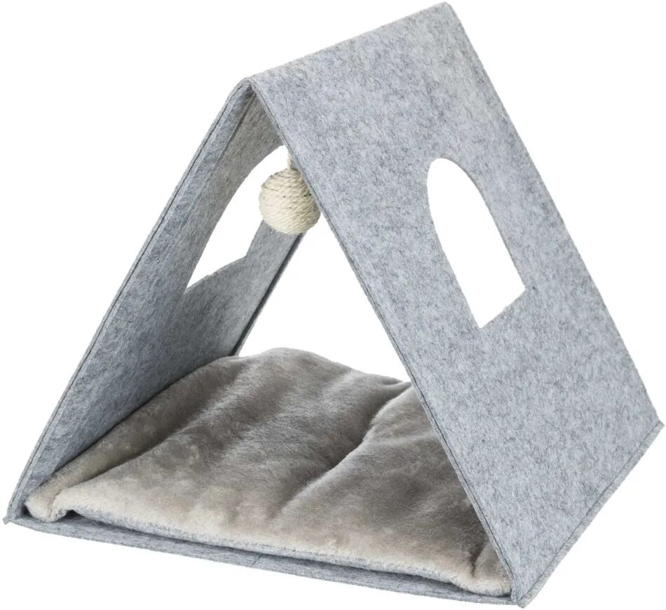 TRIXIE Grotte pliable pour chat Junior Gris clair