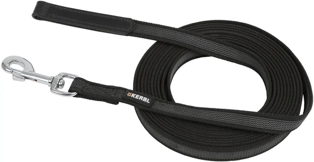 Kerbl Laisse pour chiens 5 m Caoutchouc Noir 81044