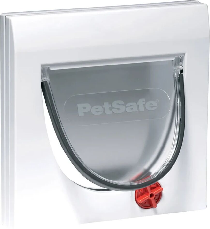 PetSafe Chatière manuelle à 4 voies avec tunnel Classic 917 Blanc