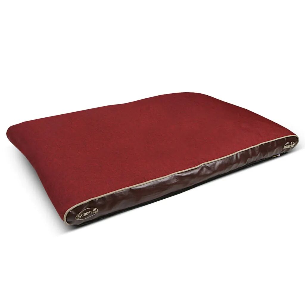 Scruffs & Tramps Coussin mémoire de forme pour animaux Hilton L Rouge