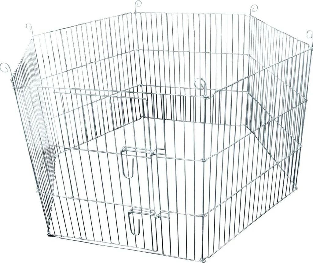 FLAMINGO Cage d'extérieur pour lapins Hexagonale 60x60 cm