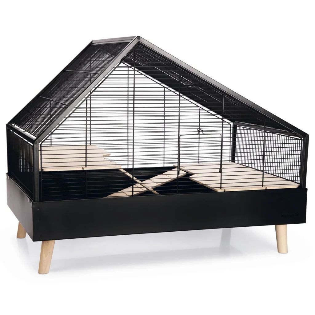 Beeztees Cage pour rongeurs Ayaz 78x48x61 cm Noir