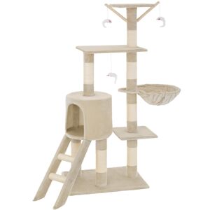 tectake Kratzbaum Dominik 144cm - beige