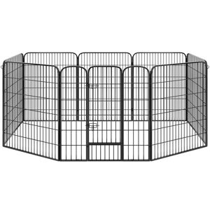 tectake Welpenauslauf 8-eckig - 100 cm