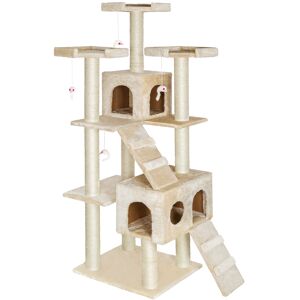 tectake Kratzbaum Knuti 186cm - beige