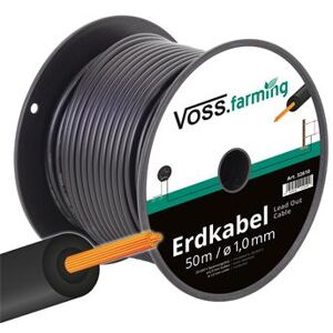 VOSS.farming 50m Hochspannungs-Erdkabel mit Kupferleiter, flexibel