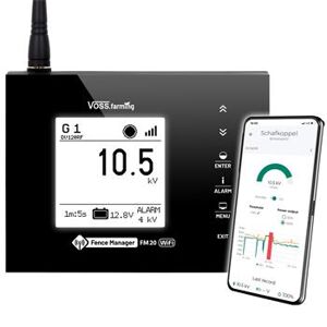 VOSS.farming Fence Manager FM 20 WiFi, Weidezaun-Monitor und Steuerung über WLAN