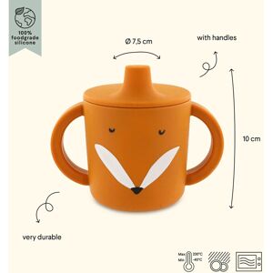 TRIXIE Trinklernbecher aus Silikon orange unisex