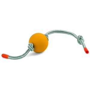 Hundeball mit Seil - Tchibo - Orange Polyurethan Ball  unisex