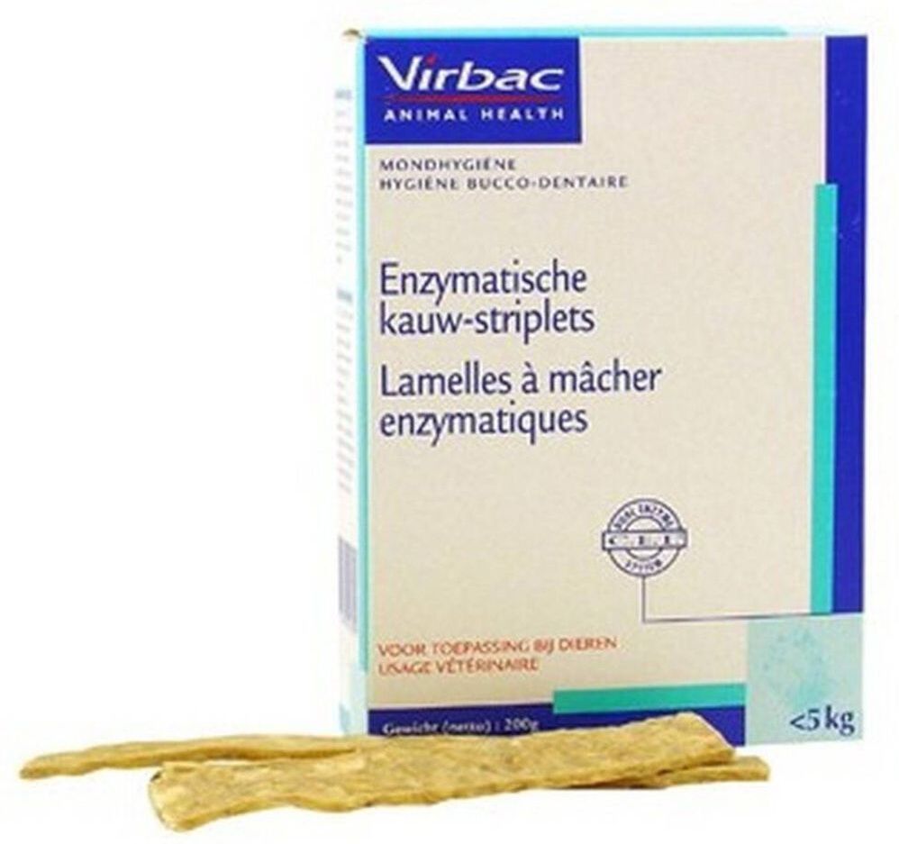 Virbac Enzymatische Kaustrips für Hunde < 5 Kg