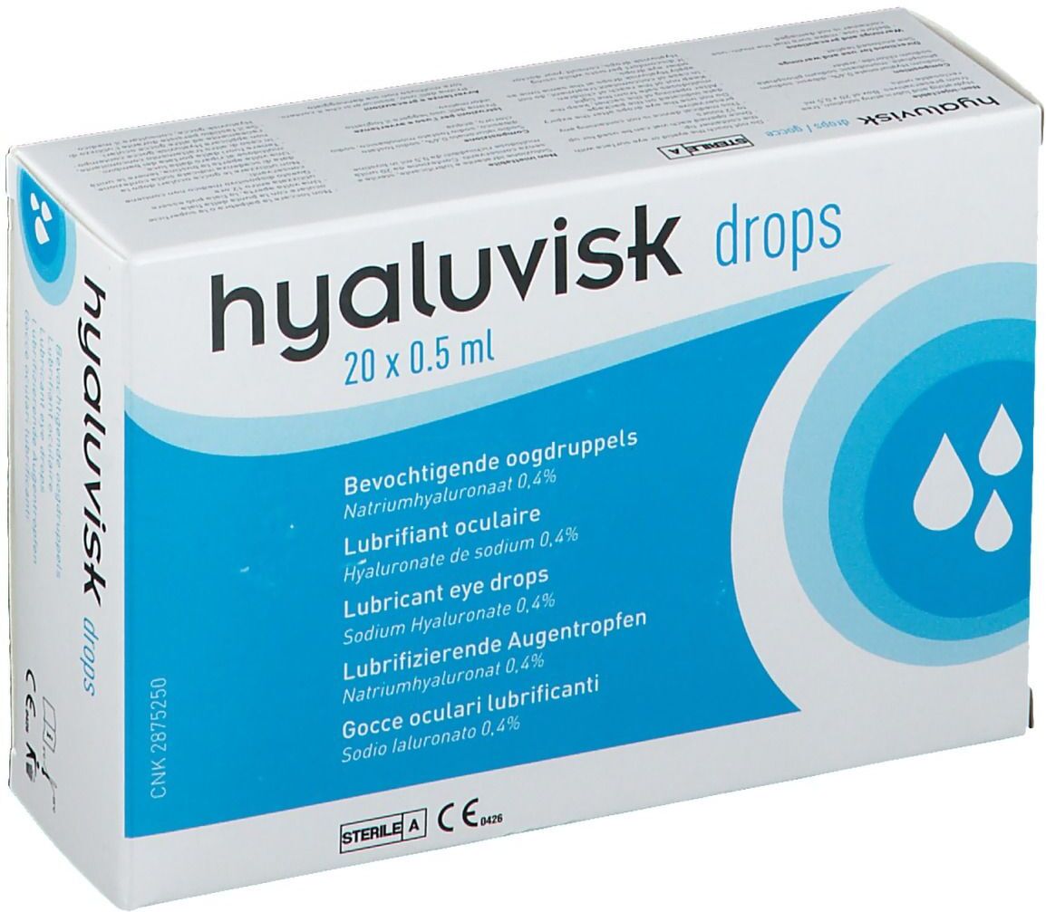 Ecuphar hyaluvisk® drops Lubrifizierende Augentropfen für Hunde & Katzen