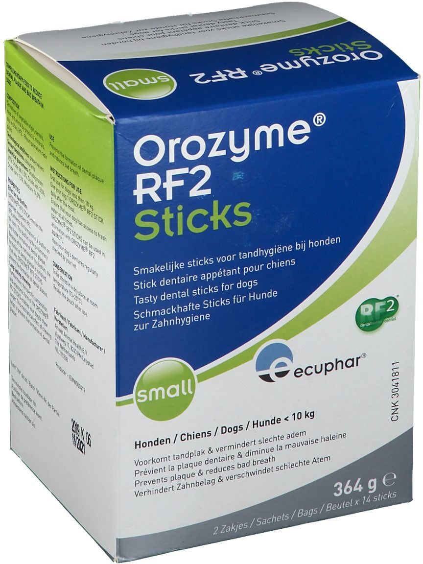 Ecuphar Orozyme® RF2 Sticks S für Hunde <10 kg