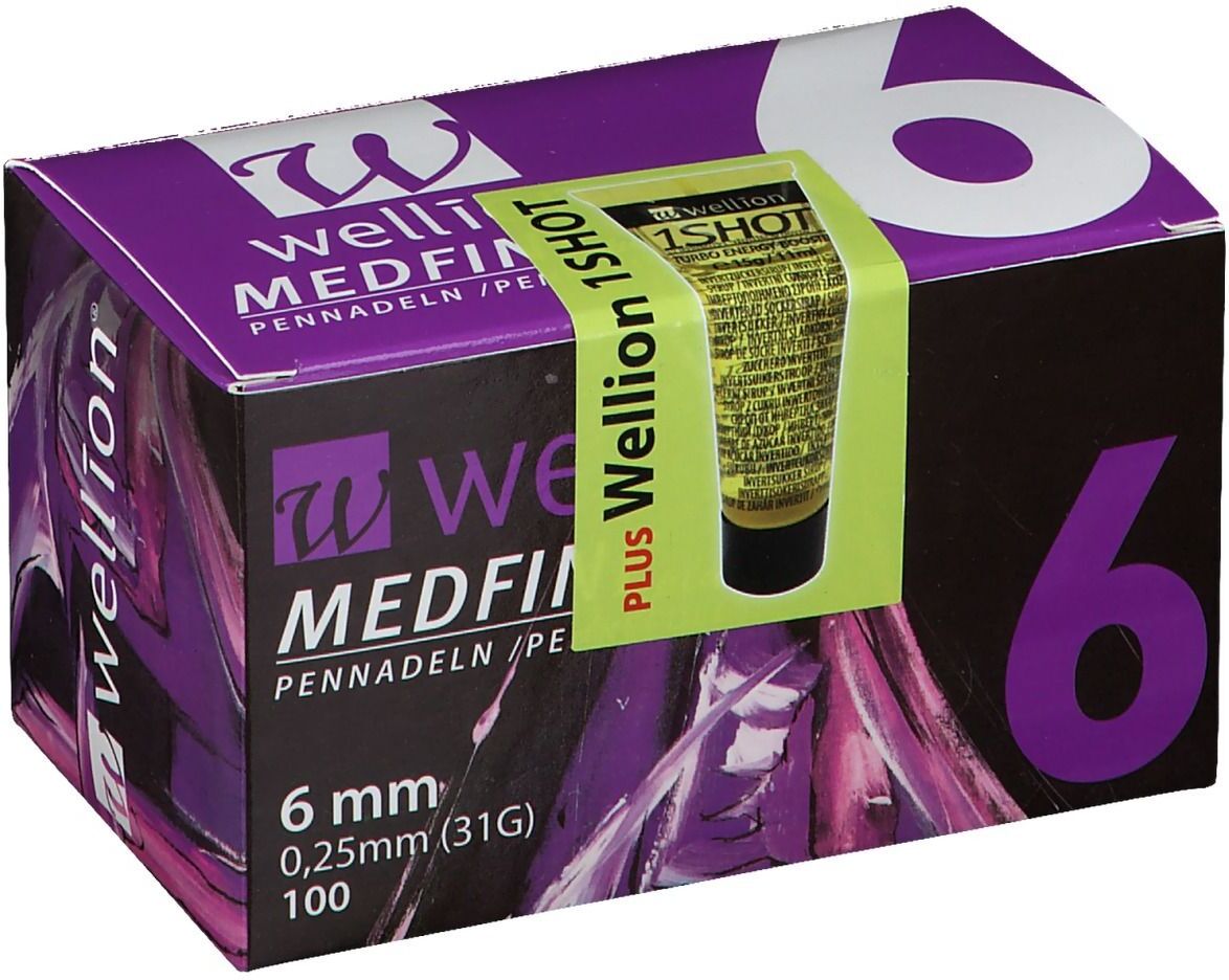 Wellion Medfine Plus Pennadeln 6 mm