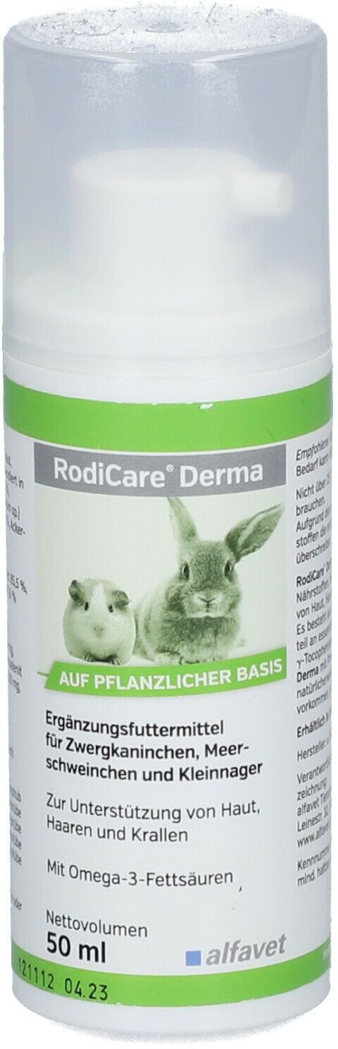 RodiCare® Derma für Zwergkaninchen, Meerschweinchen und Kleinnager