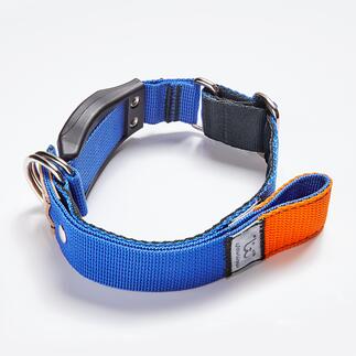 WowWow Professional Hundehalsband mit Leine, Blau, S