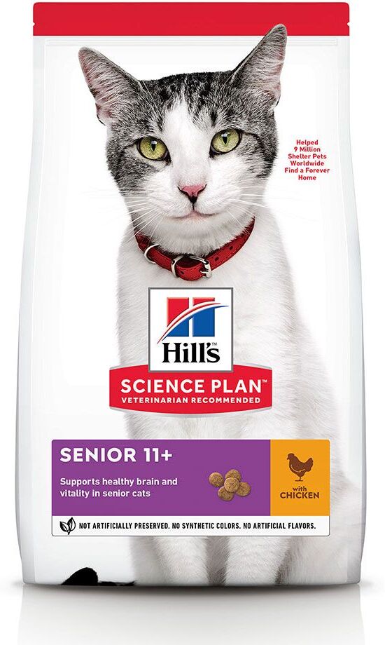 Hill's Science Plan 7kg  Senior 11+ Huhn Hill's Science Plan Katzenfutter trocken