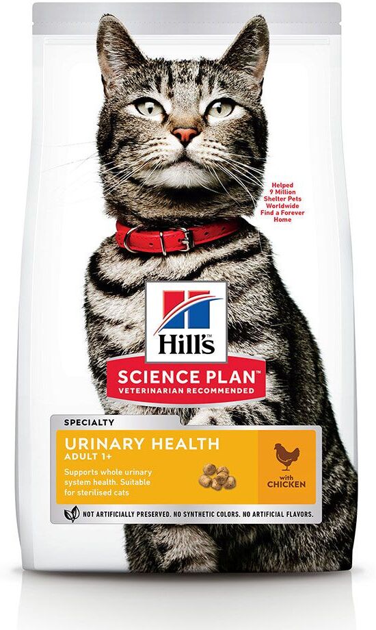 Hill's Science Plan 3kg Adult Urinary Health Huhn Hill's Science Trockenfutter für Katzen