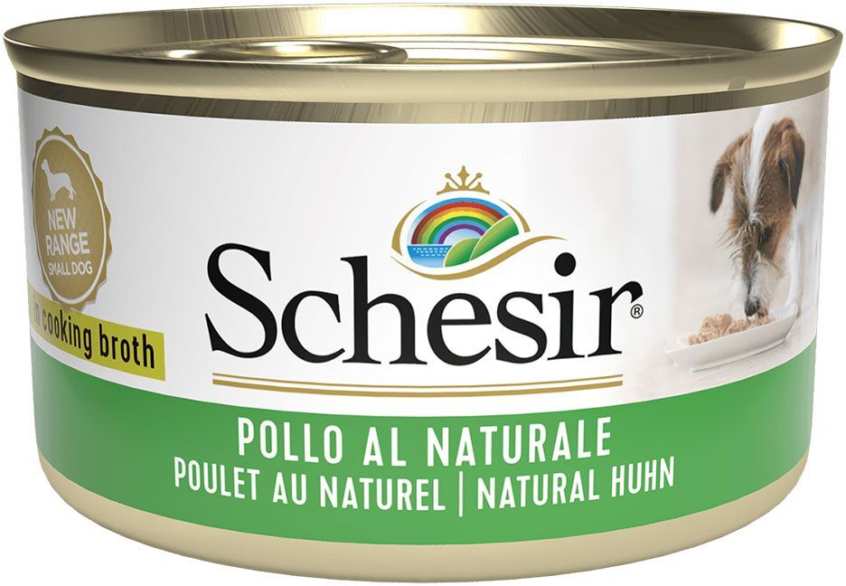 Schesir 6x 85g Natural Huhn Schesir Nassfutter für Hunde