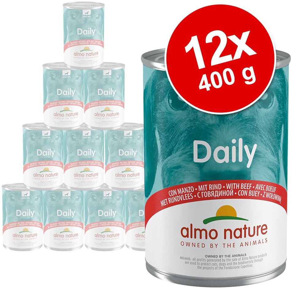 Almo Nature Daily Menu 12x 400g Daily Dog Huhn Almo Nature Nassfutter für Hunde