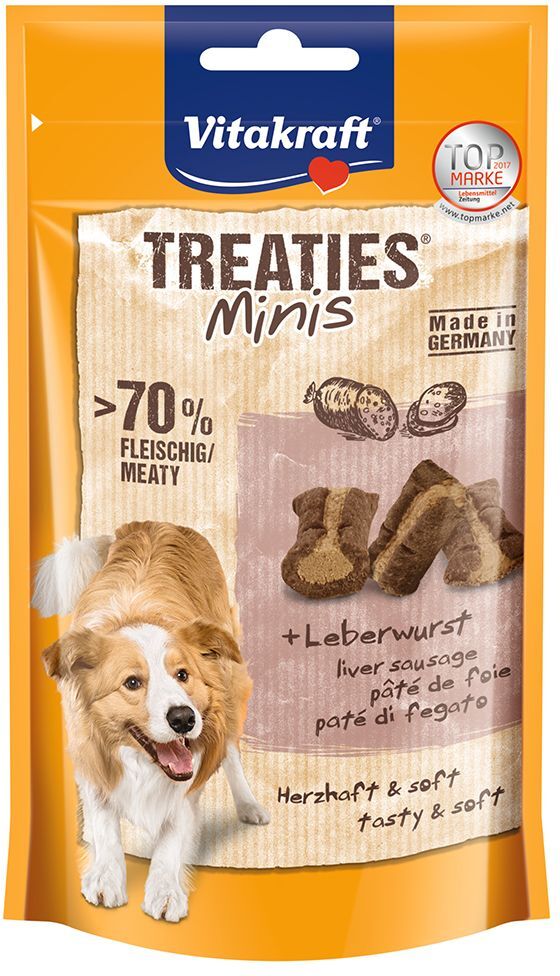 Vitakraft 48g Treaties Bits Mini Leberwurst Vitakraft Hundesnacks