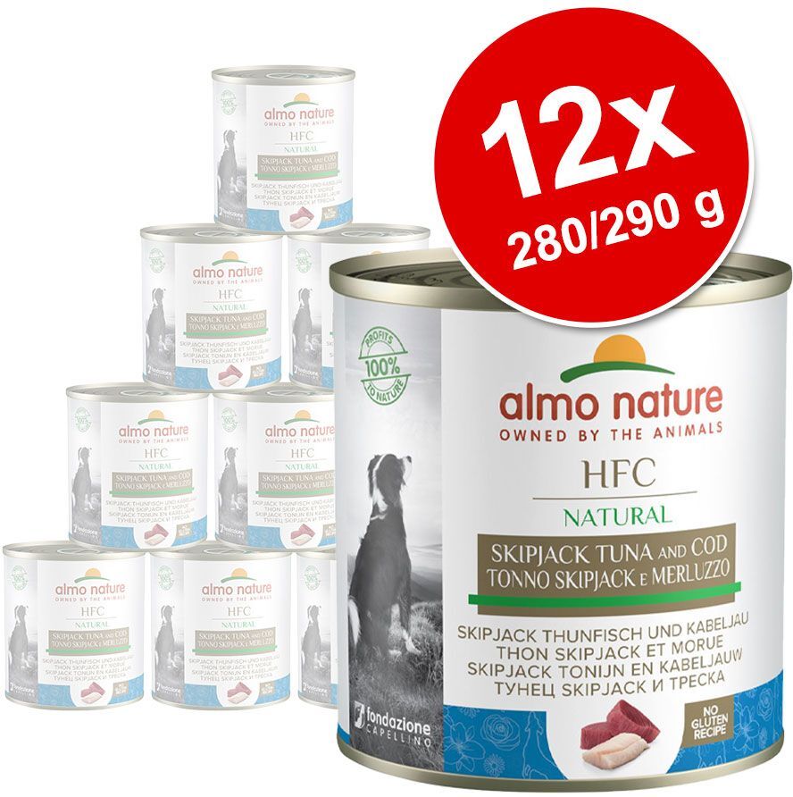 Almo Nature Classic 12x 290g HFC Kalb mit Schinken Almo Nature Nassfutter für Hunde