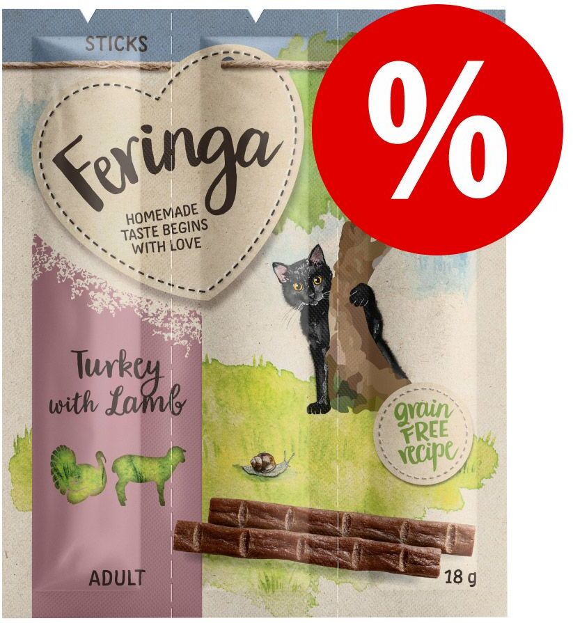 Feringa 36x 6g Sticks Huhn und Ente Feringa Katzensnacks