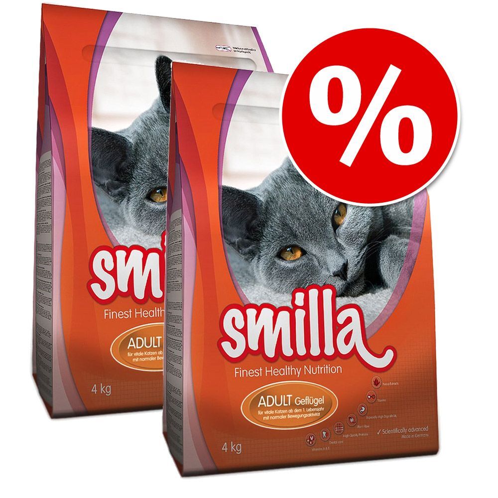 Smilla 2x 4kg Light Smilla Trockenfutter für Katzen
