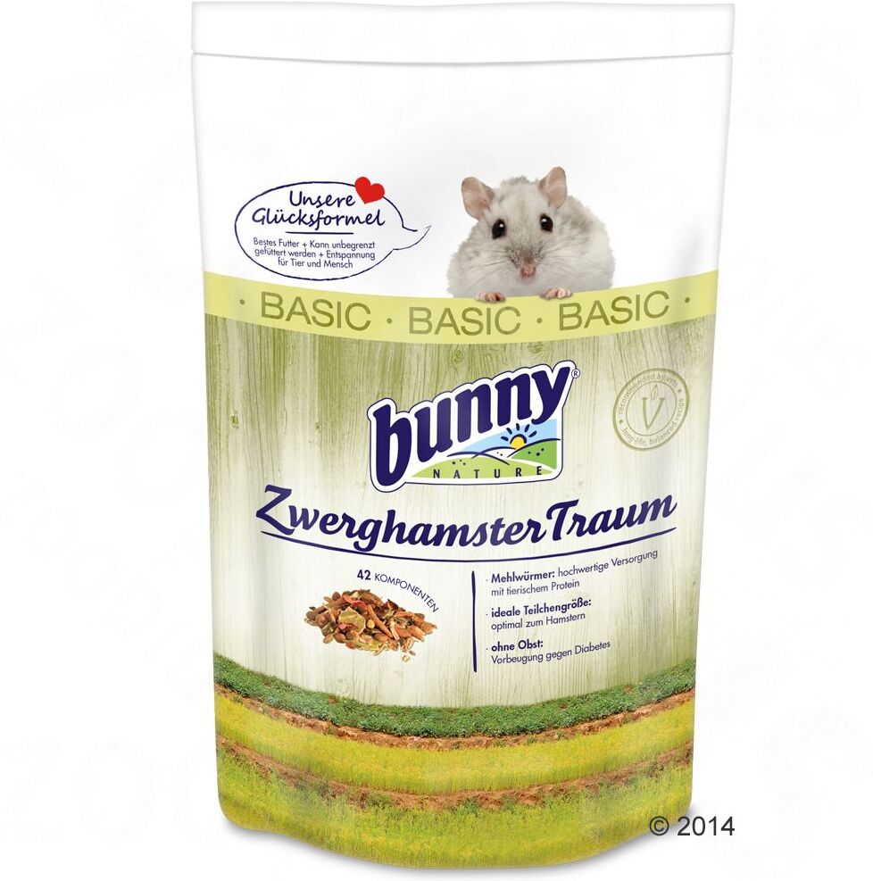 Bunny 2x 600g ZwerghamsterTraum BASIC Bunny Nagerfutter