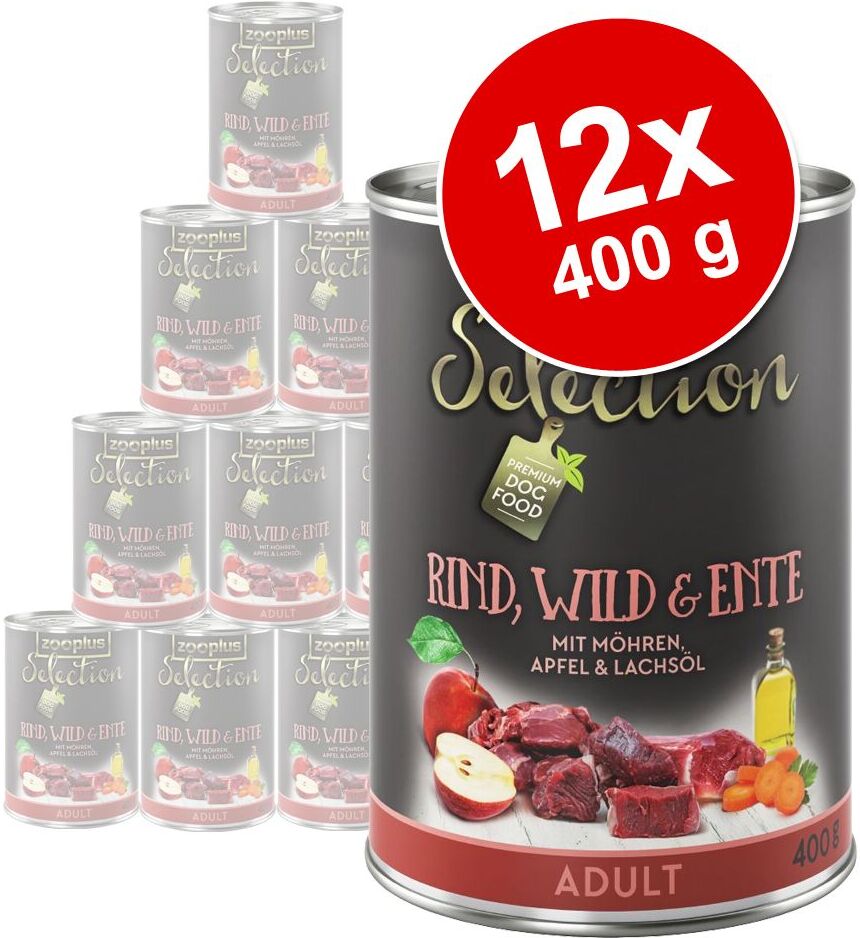 zooplus Sparpaket: zooplus Selection 12 x 400 g - Junior Kalb