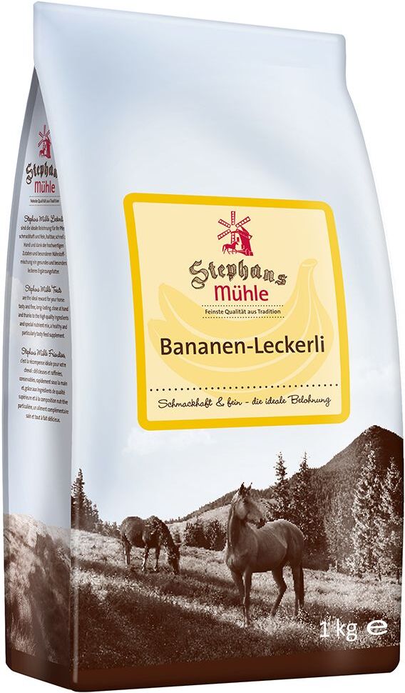 Stephans Mühle 1kg Stephans Mühle Banane Pferdeleckerli