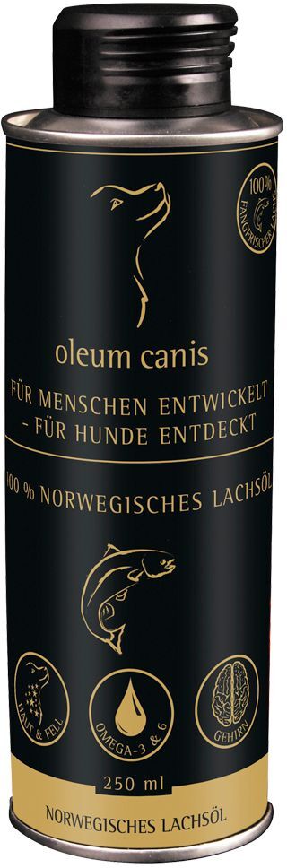 Oleum Canis 2x 1000ml Lachsöl Oleum Canis Spezialfutter für Hunde