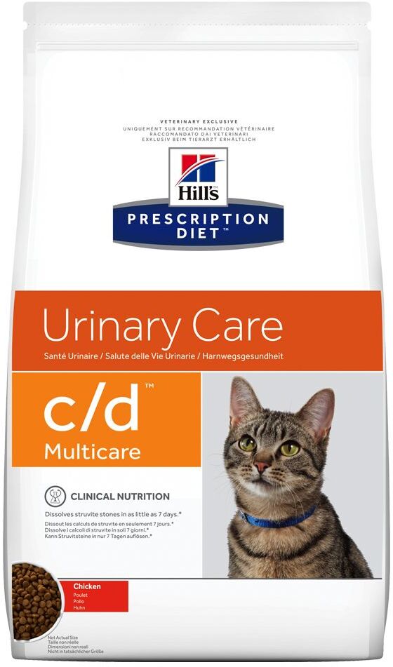 Hill's Prescription Diet 1,5kg c/d Multicare Urinary Care mit Huhn Hill's Prescription Diet Trockenfutter für Katzen