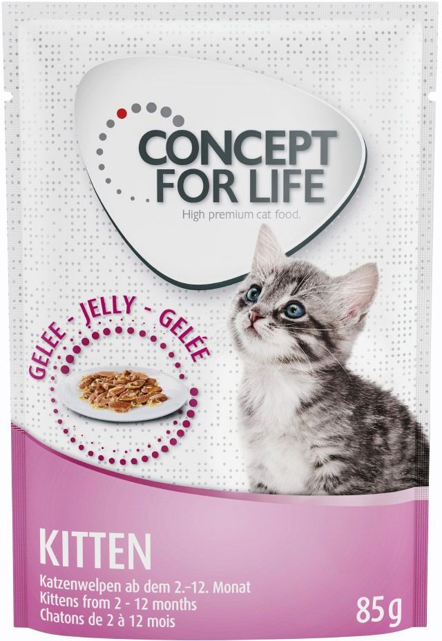 Concept for Life 24x 85g Kitten in Gelee Concept for Life Nassfutter für Katzen