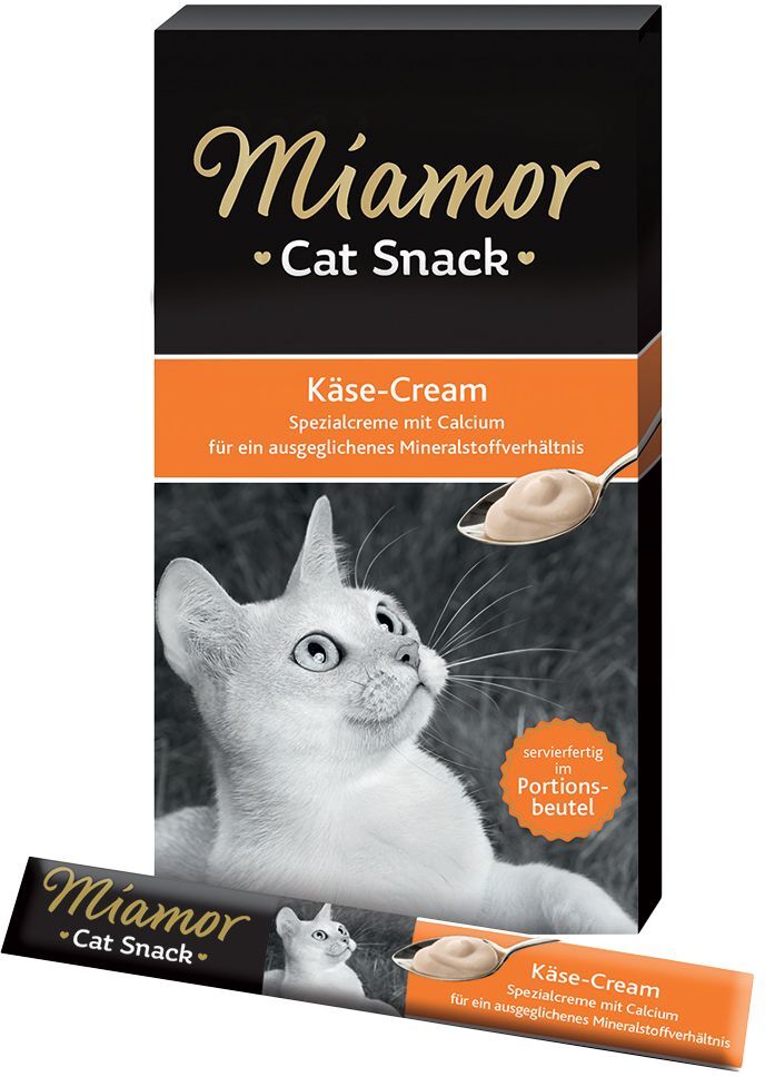 Miamor 5x 15g Cat Snack Käse Miamor Katzensnacks