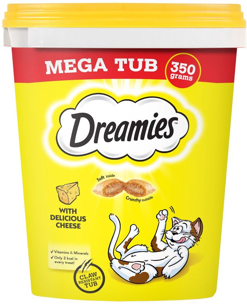 Dreamies 4x 350g Megatub Käse Dreamies Ketzensnacks