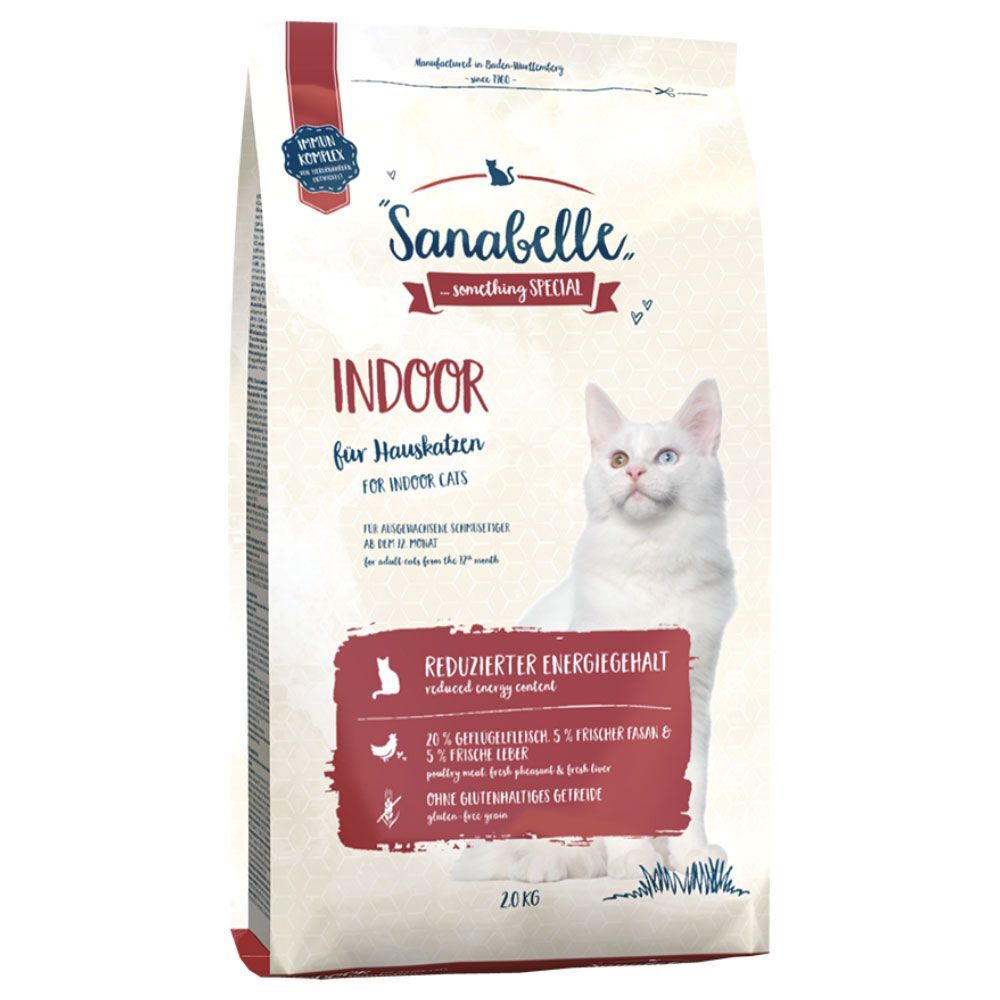 Sanabelle 2x 10kg Indoor Sanabelle Trockenfutter für Katzen