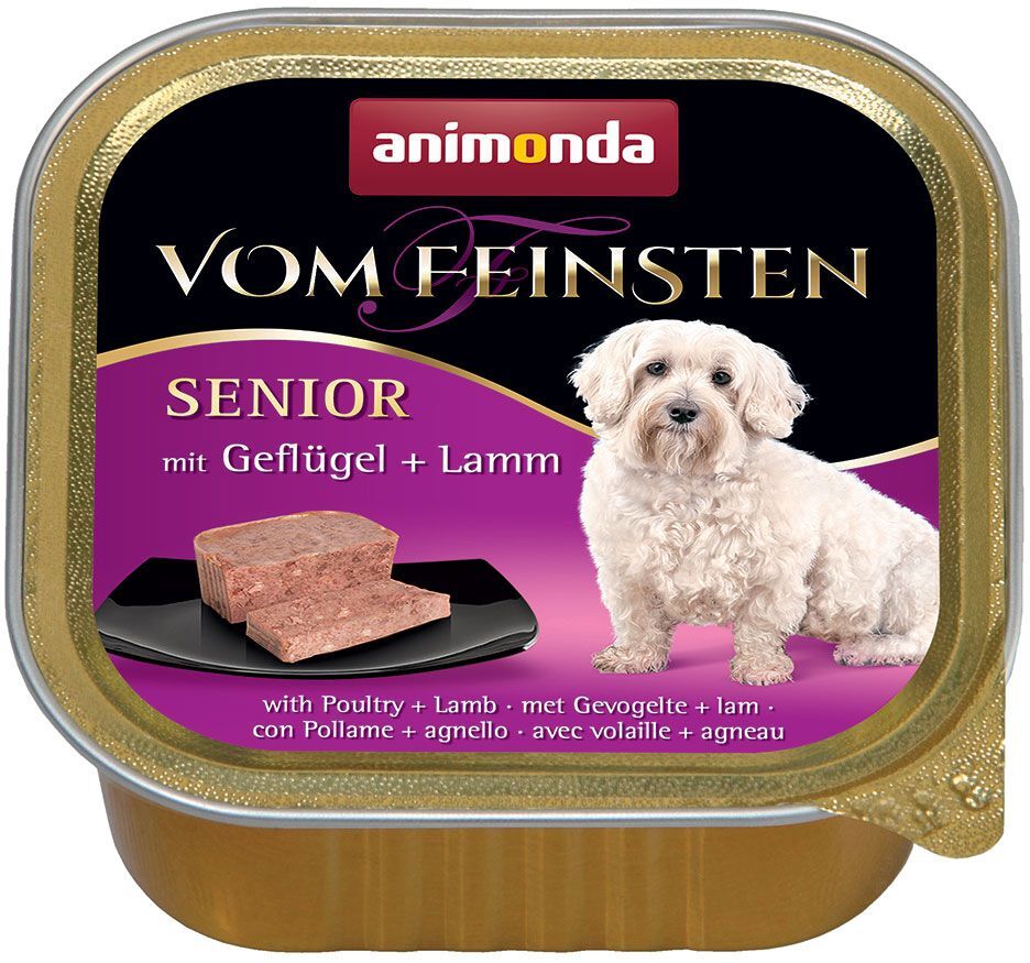 Animonda Vom Feinsten 6x 150g Senior Geflügel & Lamm Animonda Vom Feinsten Nassfutter für Hunde