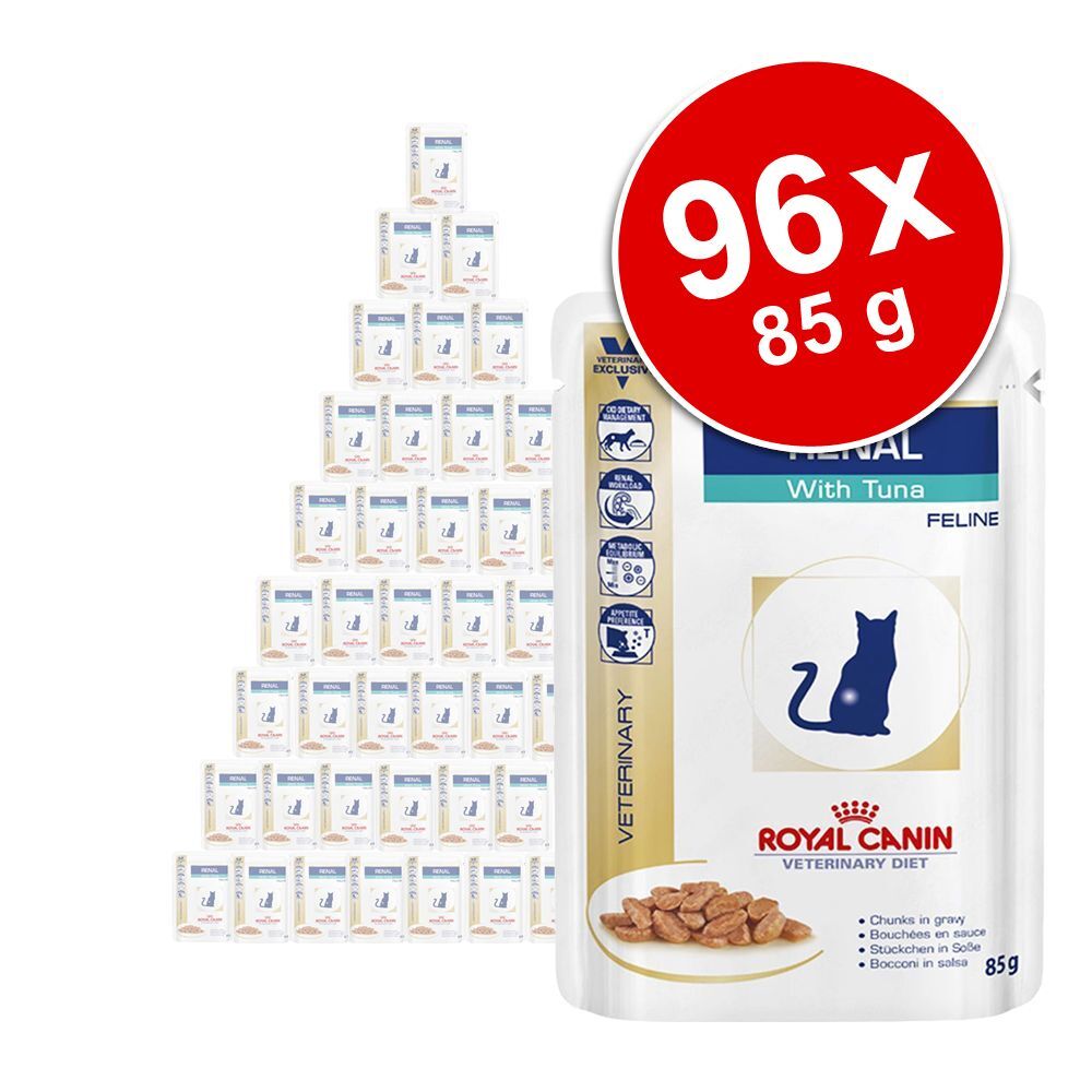 Royal Canin Veterinary Diet Super-Sparpaket Royal Canin Veterinary Diet Feline 96 x 85 / 100 g - Urinary S/O Häppchen in Sosse (96 x 85 g)