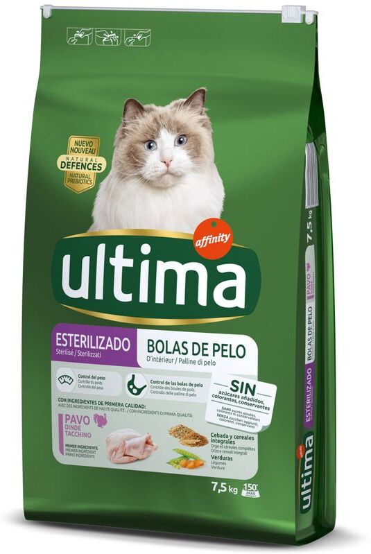 Affinity Ultima 3kg Sterilized Hairball Ultima Trockenfutter für Katzen