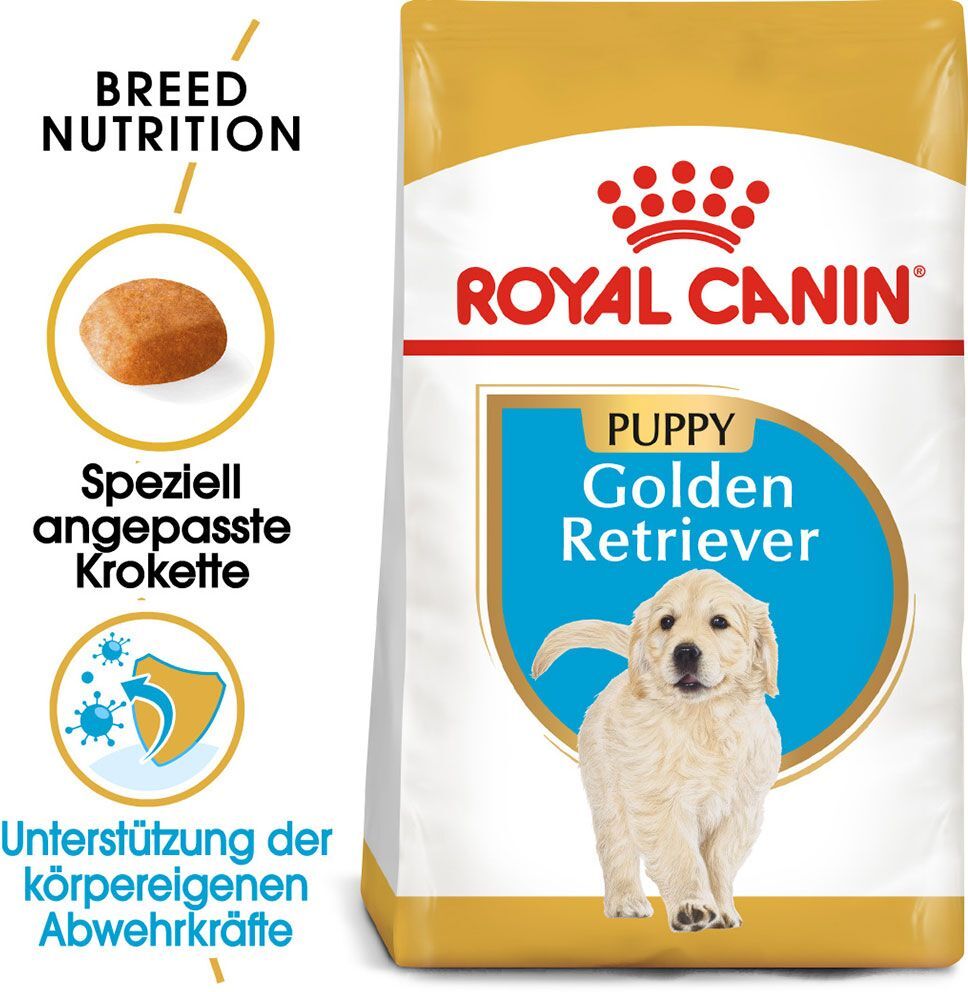 Royal Canin Breed 12kg Golden Retriever Puppy Royal Canin Trockenfutter für Hunde