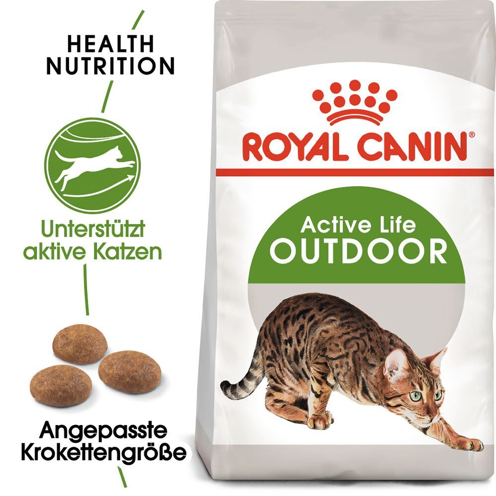 Royal Canin 2x 10kg Active Life Outdoor Royal Canin Trockenfutter für Katzen