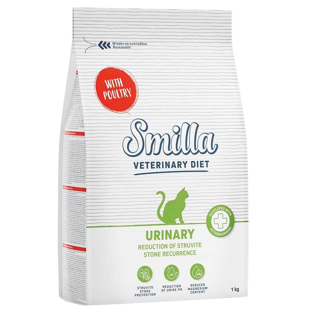 Smilla 4kg Veterinary Diet Urinary Geflügel Smilla Trockenfutter für Katzen