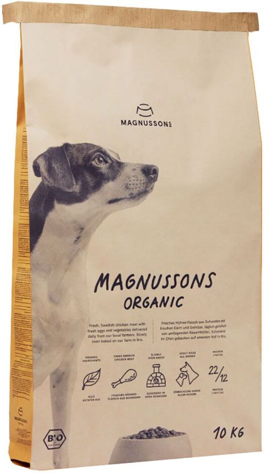 Magnusson 10kg Bio Organic MAGNUSSONS Trockenfutter für Hunde