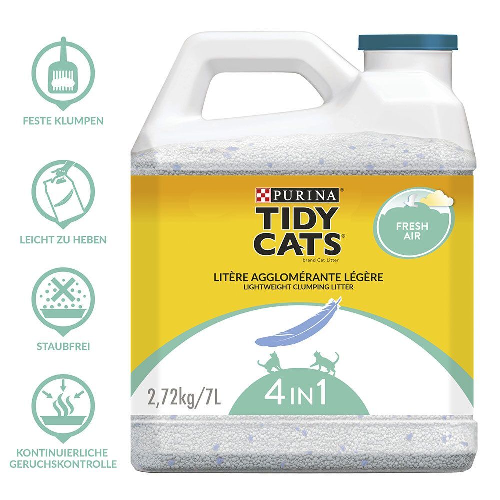 Tidy Cats 7l Tidy Cats Lightweight Klumpstreu Fresh Air Purina Katzenstreu