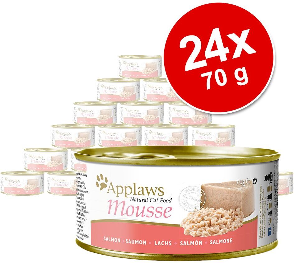 Applaws 24x 70g Thunfisch Mousse Applaws katzennassfutter