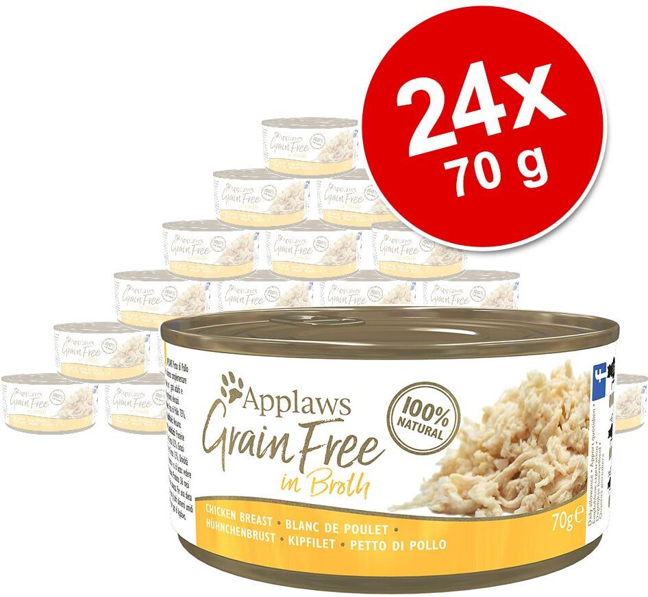 Applaws 24x 70g Applaws Grainfree in Broth Thunfischfilet Katzenfutter nass